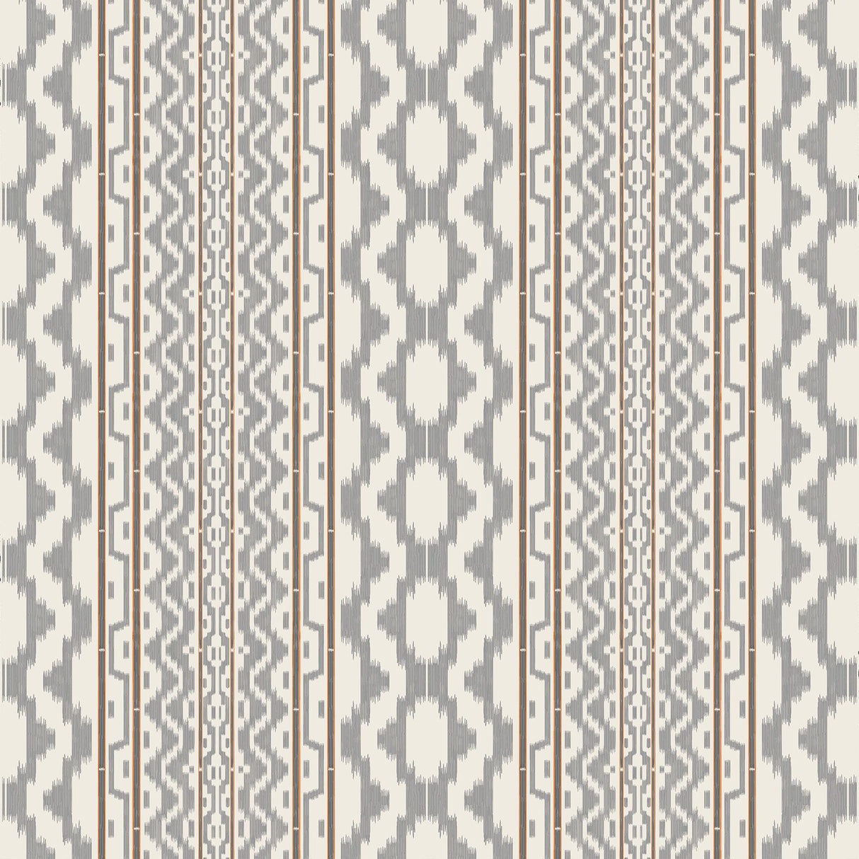 Gaston Y Daniela CALA MURADA GRIS NARANJA Drapery Fabric