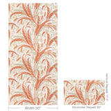 Brunschwig & Fils VERNAY APRICOT Wallpaper
