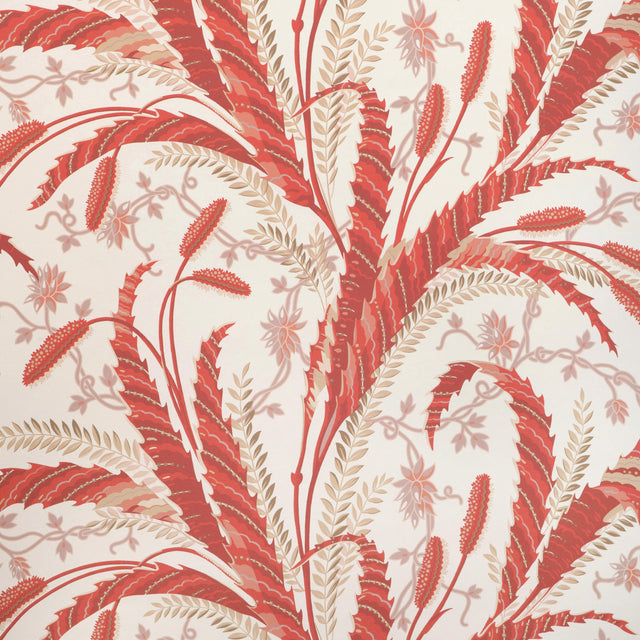 Brunschwig & Fils VERNAY RED Wallpaper