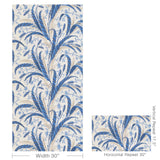 Brunschwig & Fils VERNAY BLUE Wallpaper