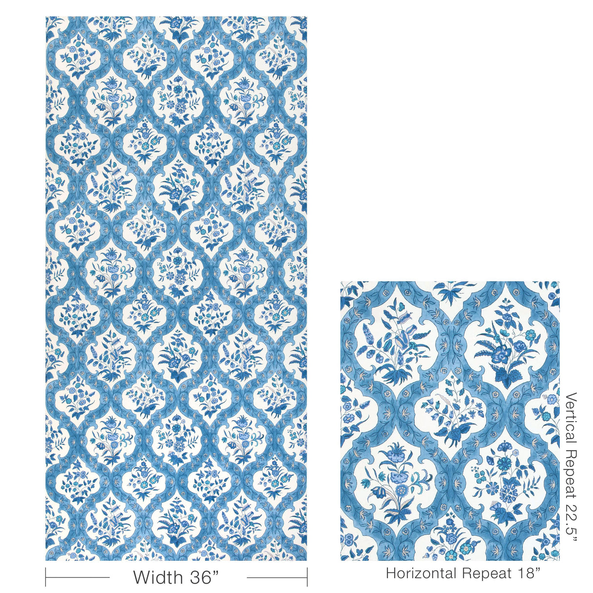 Brunschwig & Fils VENTOUX SKY/BLUE Wallpaper