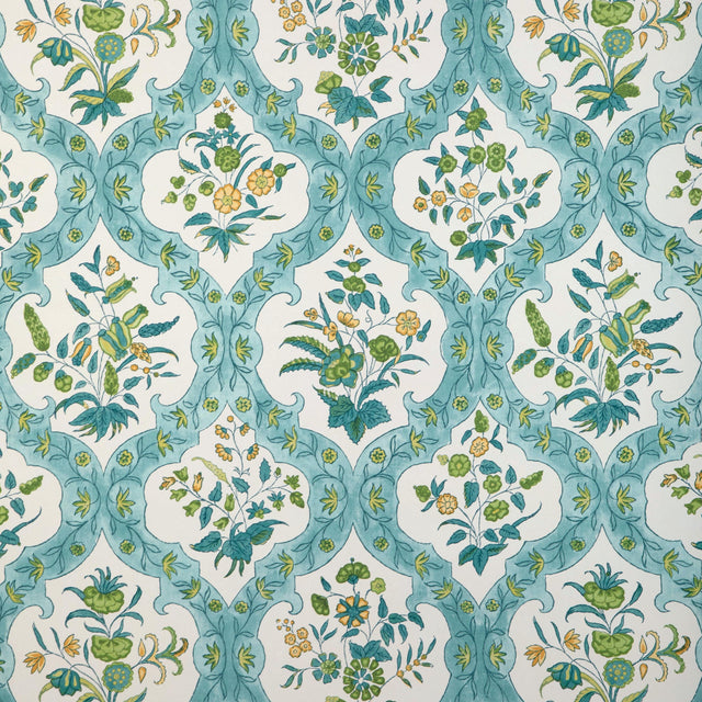 Brunschwig & Fils VENTOUX AQUA/LEAF Wallpaper