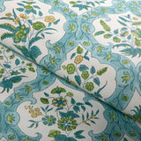 Brunschwig & Fils VENTOUX AQUA/LEAF Wallpaper