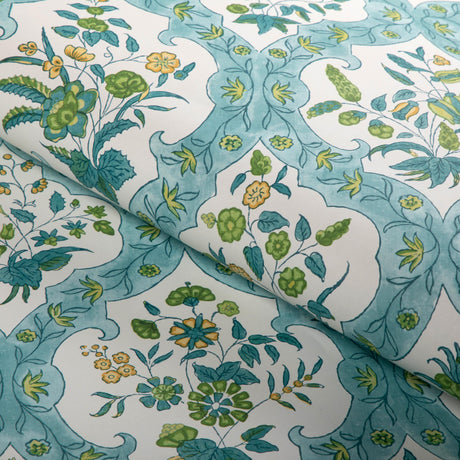 Brunschwig & Fils VENTOUX AQUA/LEAF Wallpaper