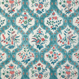 Brunschwig & Fils VENTOUX TEAL/ROSE Wallpaper