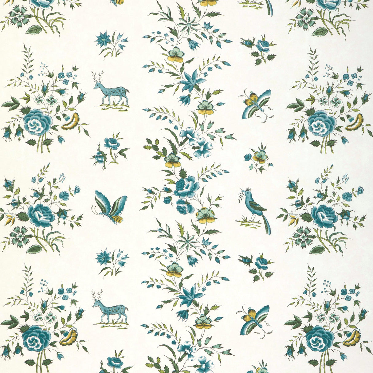 Brunschwig & Fils AUREL AQUA/LEAF Wallpaper