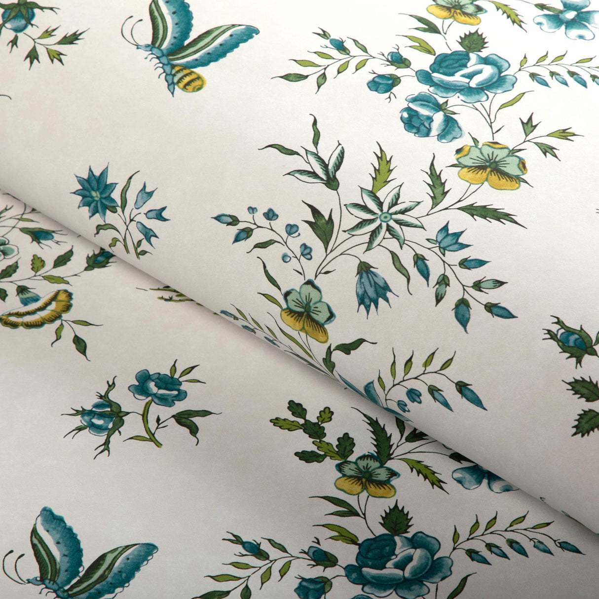 Brunschwig & Fils AUREL AQUA/LEAF Wallpaper