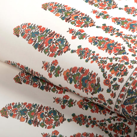 Brunschwig & Fils VISAN SKY/CORAL Wallpaper