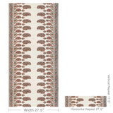 Brunschwig & Fils VISAN SKY/CORAL Wallpaper