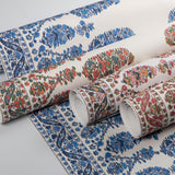 Brunschwig & Fils VISAN SKY/CORAL Wallpaper