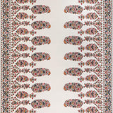 Brunschwig & Fils VISAN TEAL/ROSE Wallpaper