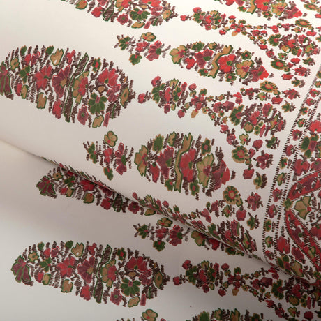 Brunschwig & Fils VISAN ROSE/LEAF Wallpaper