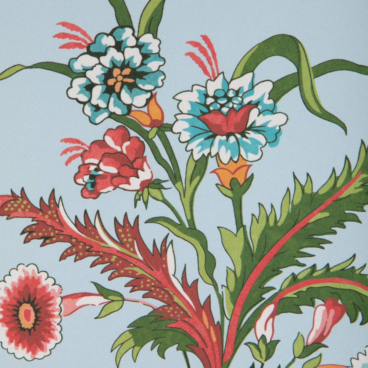 Brunschwig & Fils CHANCAY SKY/LEAF Wallpaper
