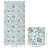 Brunschwig & Fils CHANCAY SKY/LEAF Wallpaper