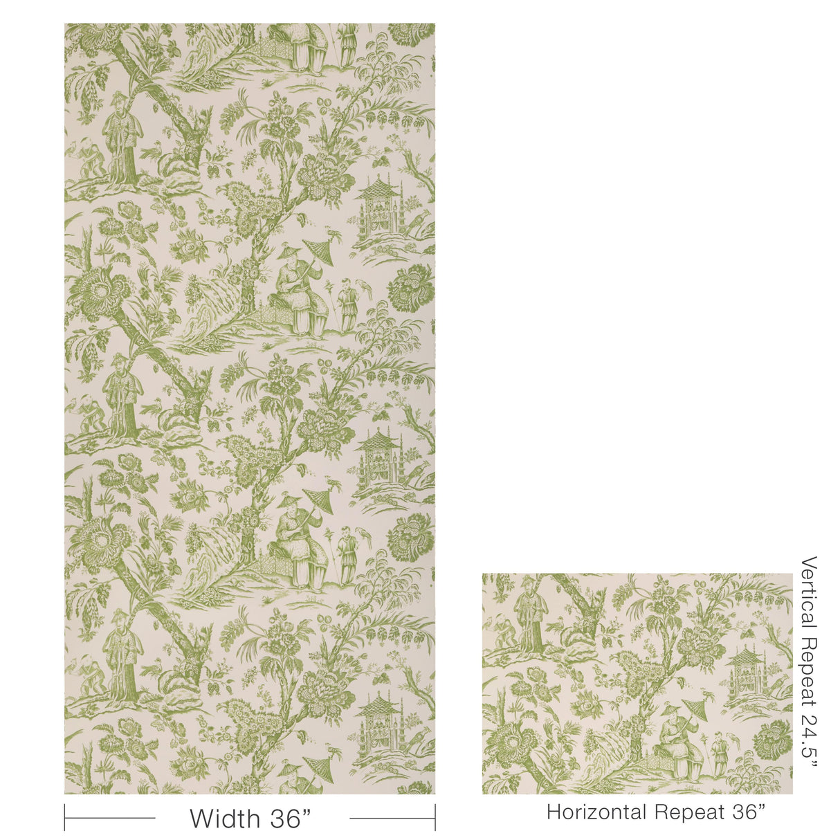 Brunschwig & Fils MARCEL LEAF Wallpaper