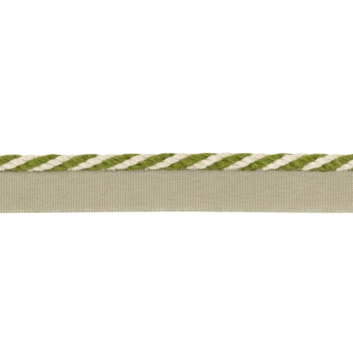 Lee Jofa STRPD CABLE CORD FLAX & OLIVEGRN Trim