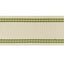 Lee Jofa BRAID W/TRAMLINES FLAX&OLIVE GRN Trim