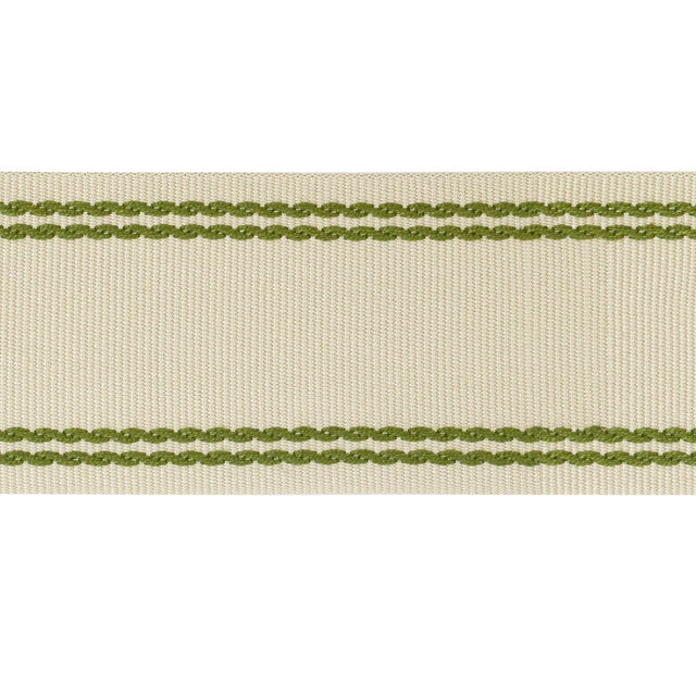 Lee Jofa BRAID W/TRAMLINES FLAX&OLIVE GRN Trim