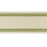 Lee Jofa BRAID W/TRAMLINES FLAX&OLIVE GRN Trim