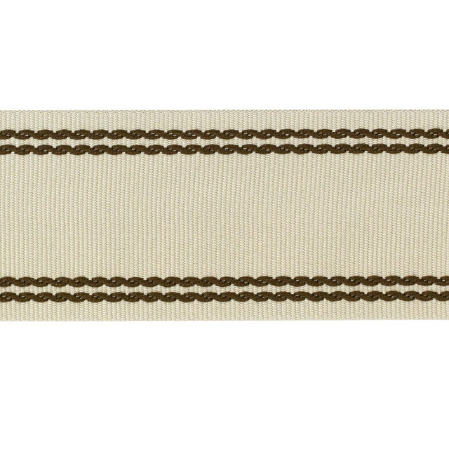 Lee Jofa BRAID W/TRAMLINES FLAX & BRONZ Trim