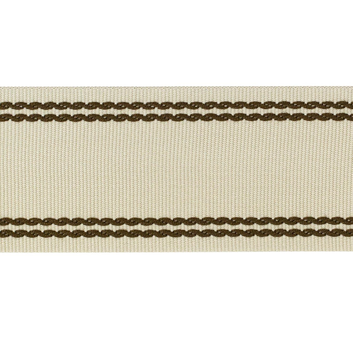 Lee Jofa BRAID W/TRAMLINES FLAX & BRONZ Trim