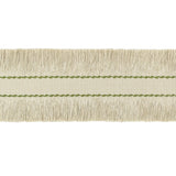 Lee Jofa CUT RUCHE FRINGE FLAX & OLIVE GRN Trim