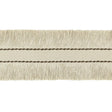 Lee Jofa CUT RUCHE FRINGE FLAX & BRONZE Trim