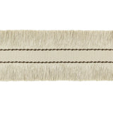 Lee Jofa CUT RUCHE FRINGE FLAX & BRONZE Trim