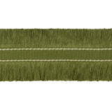Lee Jofa CUT RUCHE FRINGE OLIVE GREEN Trim