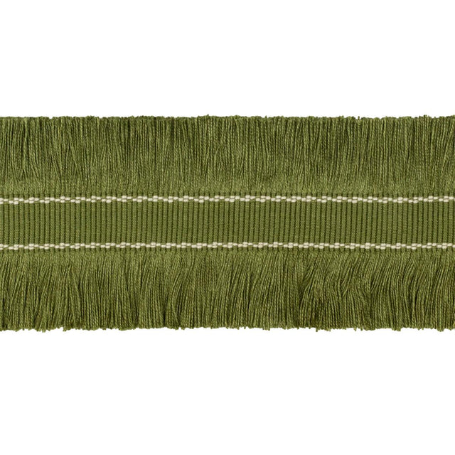 Lee Jofa CUT RUCHE FRINGE OLIVE GREEN Trim