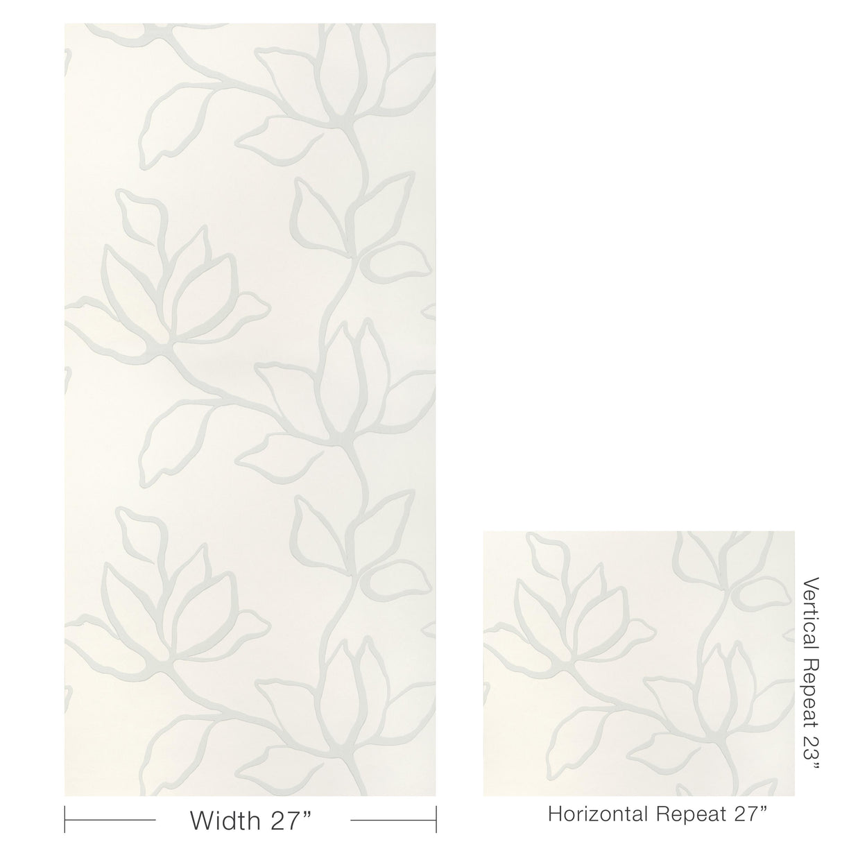 Kravet FLORAL SKETCH WP MIST Wallpaper