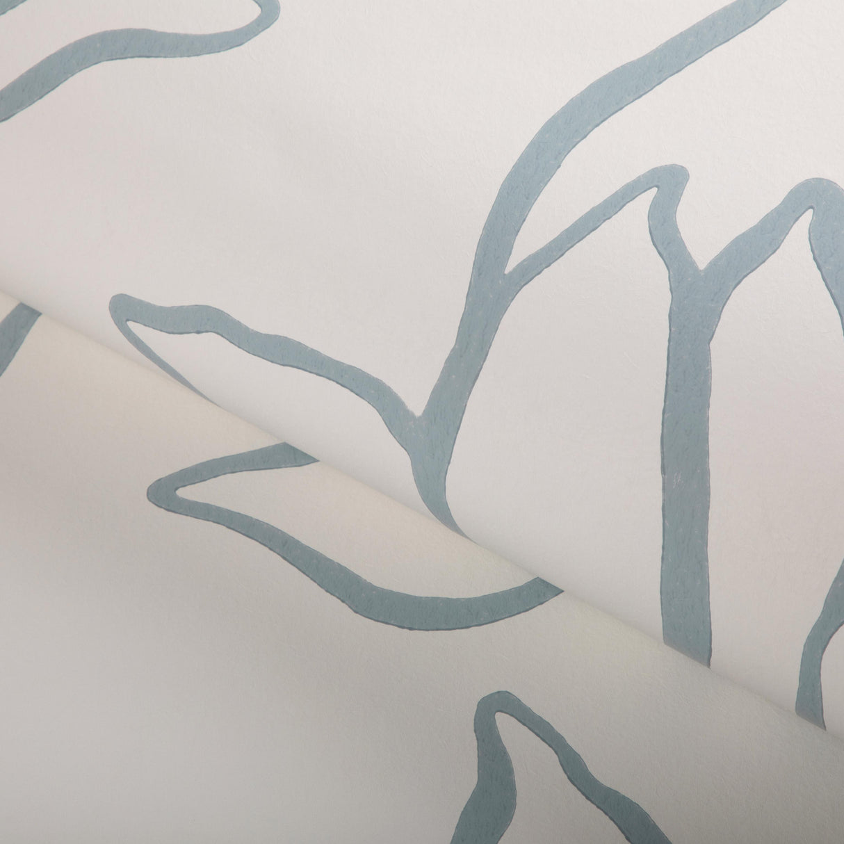 Kravet FLORAL SKETCH WP CHAMBRAY Wallpaper