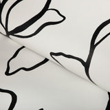 Kravet FLORAL SKETCH WP ONYX Wallpaper