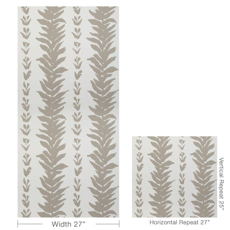 Kravet CLIMBING LEAVES WP FAWN Wallpaper
