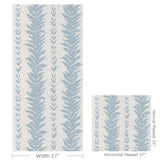 Kravet CLIMBING LEAVES WP CHAMBRAY Wallpaper