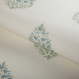 Kravet ATELIER PAISLEY WP BLUE SAGE Wallpaper