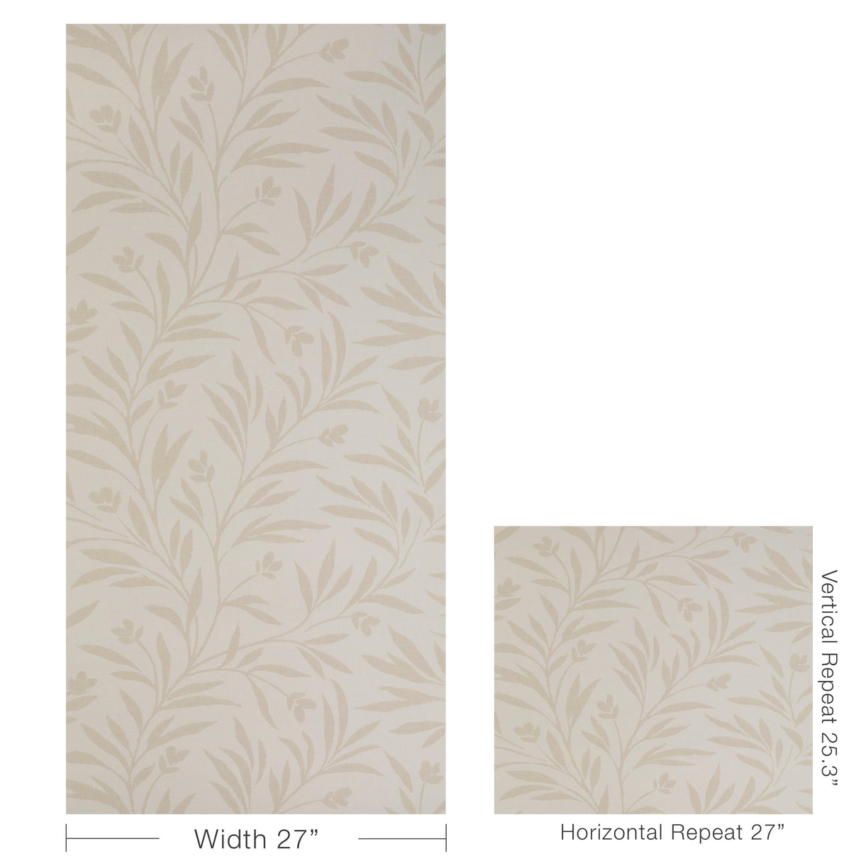 Kravet WISPY VINES WP NATURAL Wallpaper