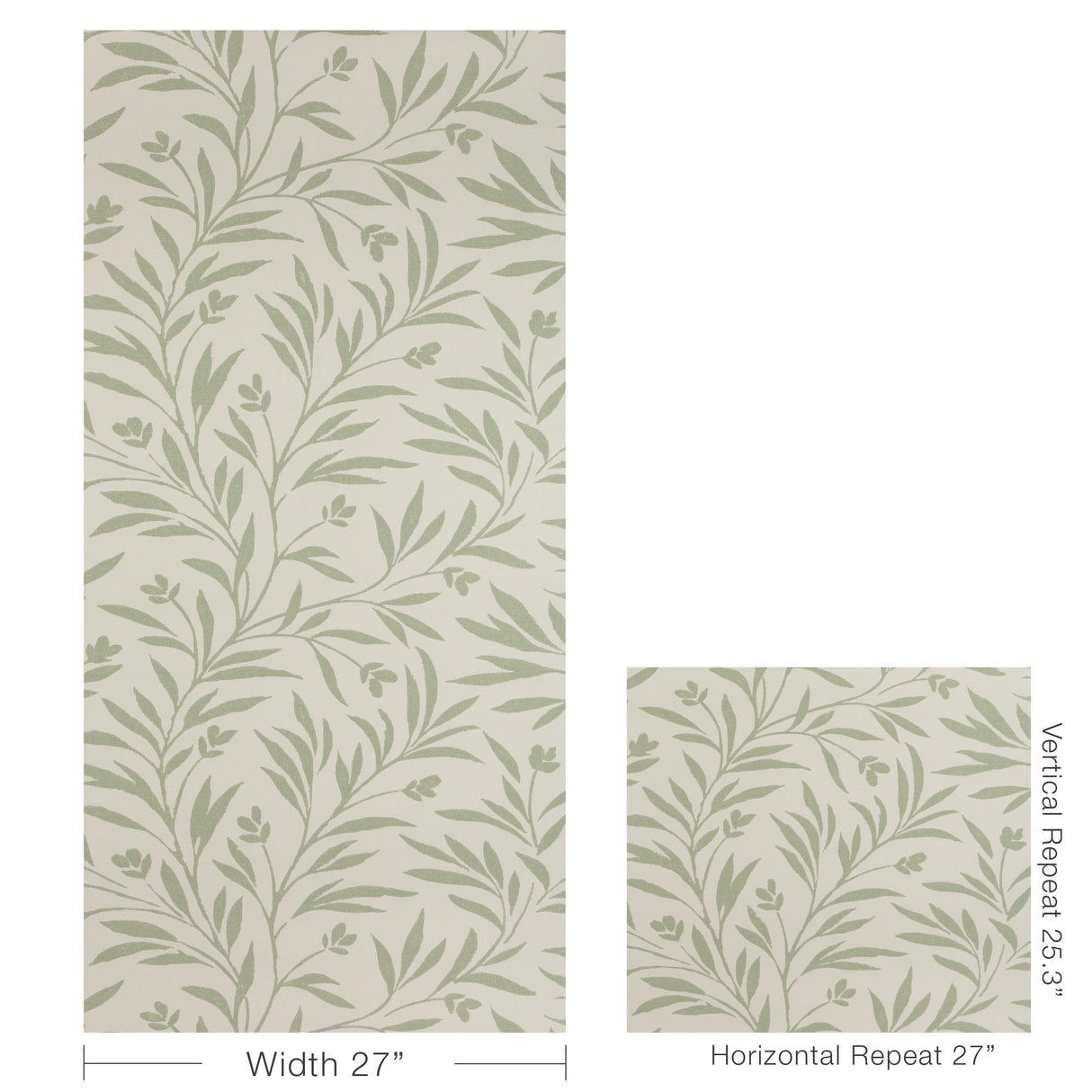 Kravet WISPY VINES WP LICHEN Wallpaper