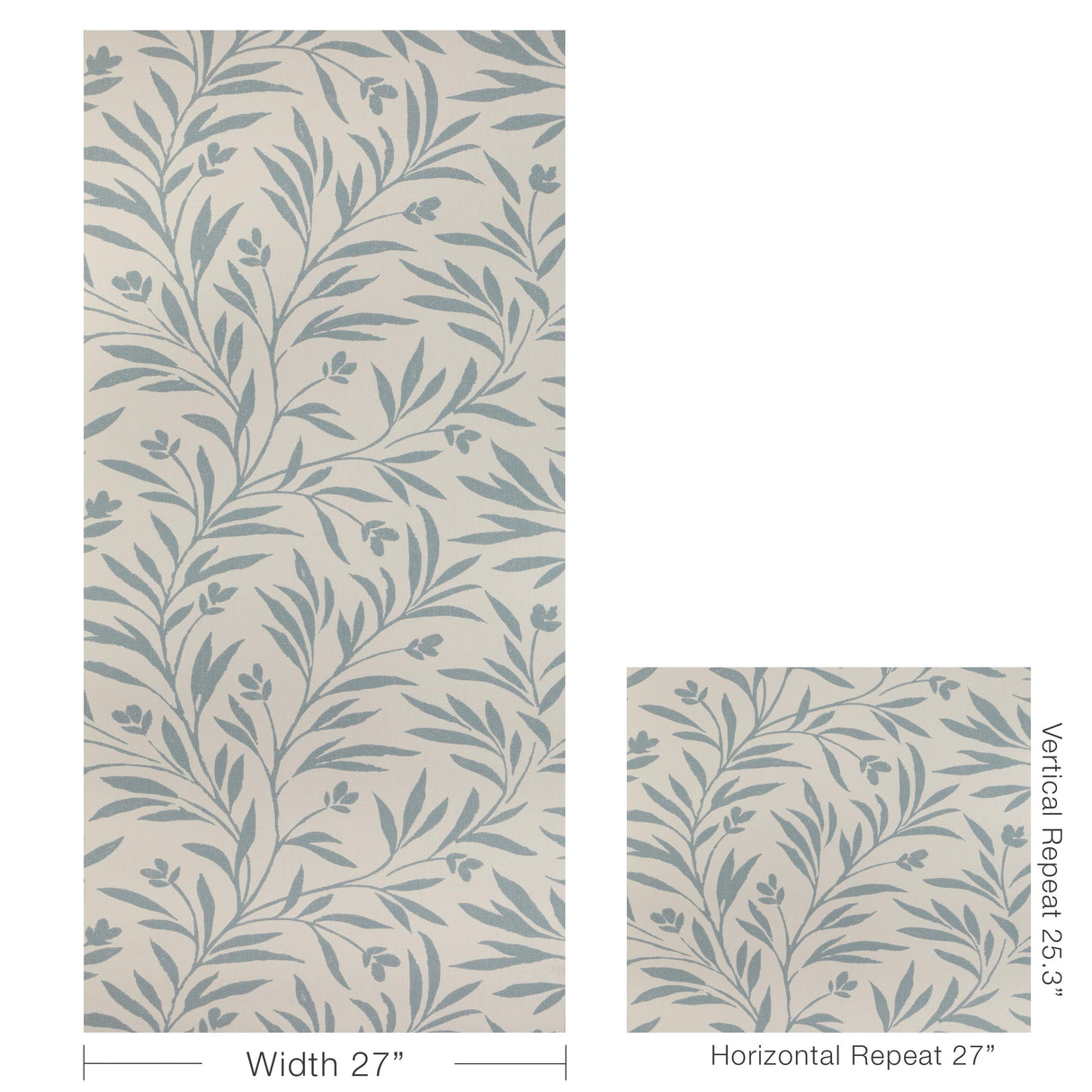 Kravet WISPY VINES WP CHAMBRAY Wallpaper
