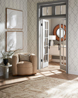 Kravet GEO GRAPHICA WP GREY Wallpaper