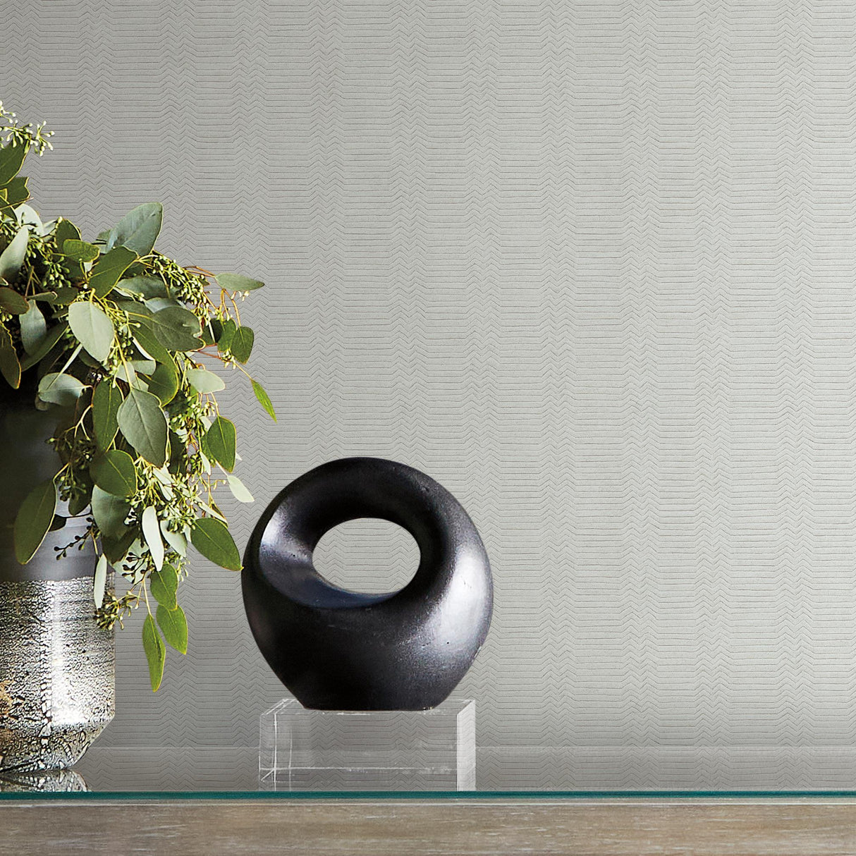 Winfield Thybony ROSSINI CHARCOAL Wallpaper