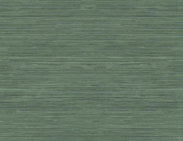 Winfield Thybony GRASSCLOTH TEXTURE GREEN Wallpaper