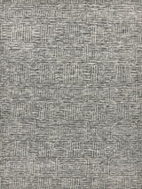 Exquisite Aldridge Hand-knotted Wool/Bamboo Silk Charcoal/Ivory Area Rug 8.0'X10.0' Rug
