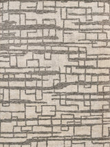 Exquisite Rugs Aldridge Hand-knotted Wool/Bamboo Silk 4483 Silver/Gray 9' x 12' Area Rug