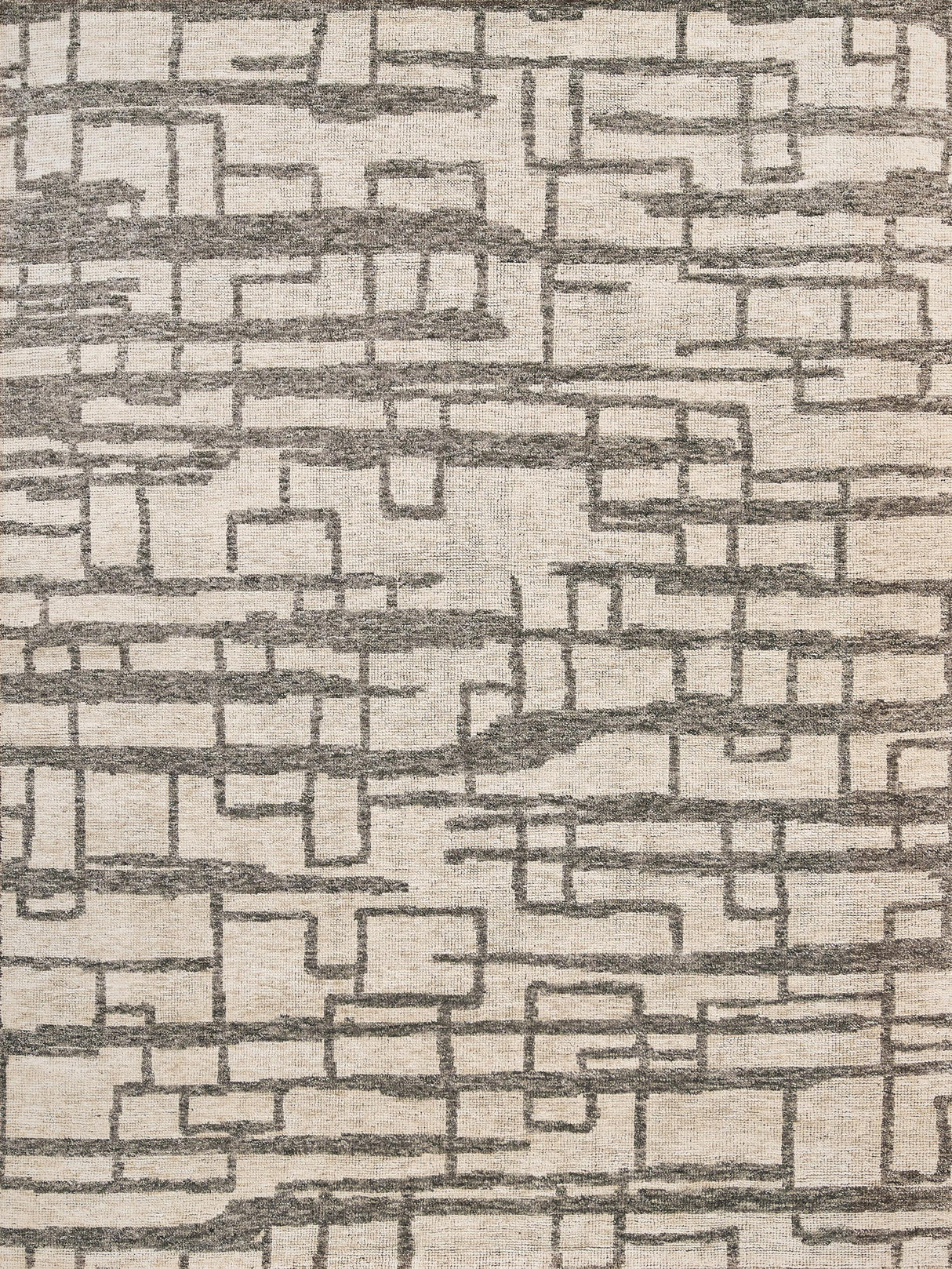 Exquisite Aldridge Hand-knotted Wool/Bamboo Silk Silver/Gray Area Rug 9.0'X12.0' Rug