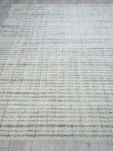 Exquisite Rugs Allure Hand-loomed Wool/Bamboo Silk 6338 Beige/Brown 12' x 15' Area Rug