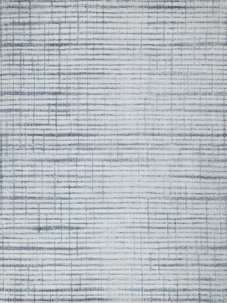 Exquisite Rugs Allure Hand-loomed Wool/Bamboo Silk 6340 Ivory/Blue 10' x 14' Area Rug