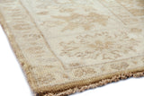 Exquisite Rugs Antique Weave Oushak Hand-knotted New Zealand Wool 2001 Gray/Brown 12' x 15' Area Rug