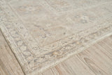Exquisite Rugs Antique Weave Oushak Hand-knotted New Zealand Wool 3420 Ivory/Brown 15' x 12' Area Rug