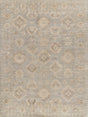 Exquisite Rugs Antique Weave Oushak Hand-knotted New Zealand Wool 3421 Light Blue 8' x 10' Area Rug
